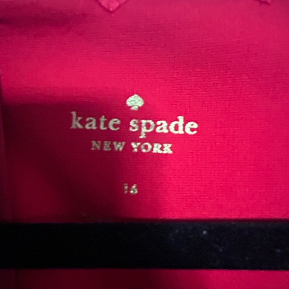 Kate Spade Broome Street Scallop Ponte Dress in lingonbery - Picture 3 of 5